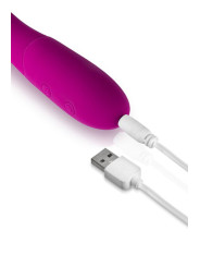 Vibromasseur rabbit Bess rose USB point G 10 programmes - CC531062