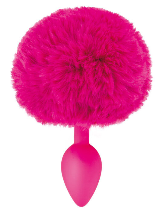 Plug anal pompon fuschia - CC5700910204