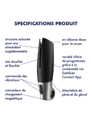 Masturbateur connecté USB Power Masturbator - CC597810