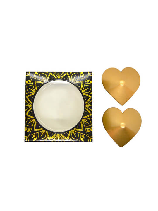 Nipple Métal doré Cache tétons cœur - 201600106