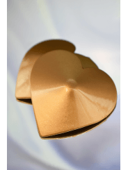 Nipple Métal doré Cache tétons cœur - 201600106