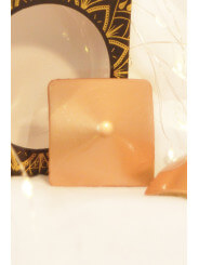 Nipple Métal doré Cache tétons carré - 201600105