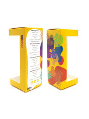 Gode ventouse multicouleur taille S - DO-045-RAI-S