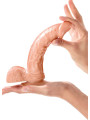 Gode réaliste grande longueur veiné avec testicules et ventouse 23cm - CC5141133194
