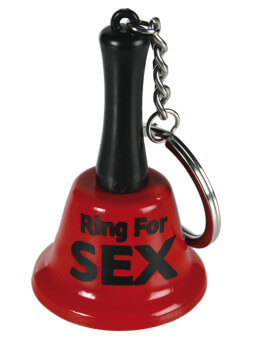 Cloche rouge porte clefs Ring For Sex - R700088