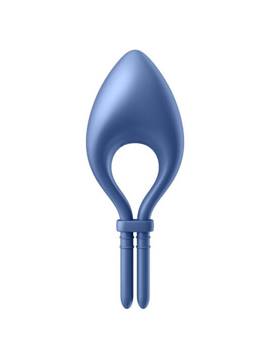 Cockring vibrant connecté USB bleu Bullseye Satisfyer - CC597798