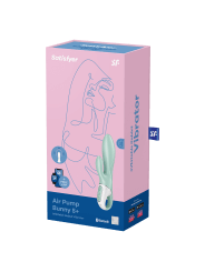 Vibromasseur rabbit gonflant connecté, USB Air Pump Bunny 5 Satisfyer - CC597801
