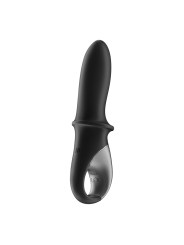 Vibromasseur noir USB, chauffant et connecté Hot Passion Satisfyer - CC597790