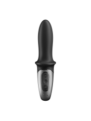 Vibromasseur noir USB, chauffant et connecté Hot Passion Satisfyer - CC597790