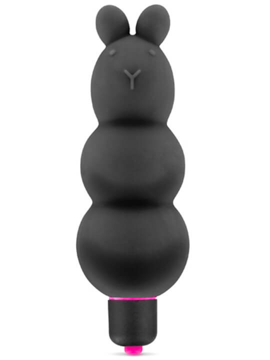 Vibromasseur stimulateur noir 7 vitesses silicone waterproof - CC5740000010