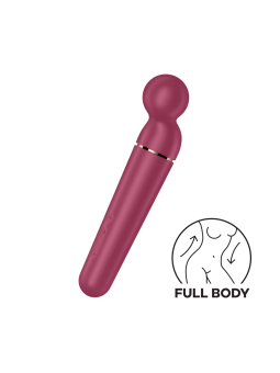 Vibromasseur wand rouge USB 60 vibrations Planet Wand-er Satisfyer - CC597844