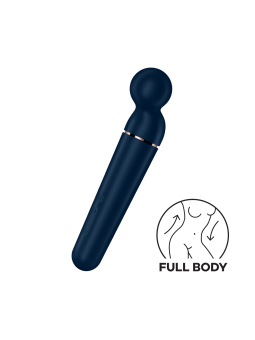 Vibromasseur wand bleu USB 60 vibrations Planet Wand-er Satisfyer - CC597845