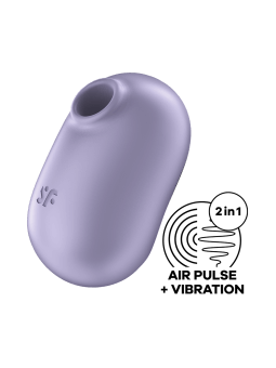 Stimulateur de clitoris violet Pro To Go 2 Satisfyer - CC597812