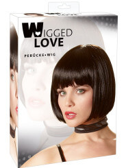 Perruque brune coupe au carré - ORI772127