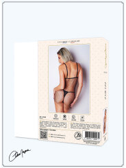 Petite robe en fine résille incrusté de strass - Le Numéro 1 - Collection Strass - CM97006