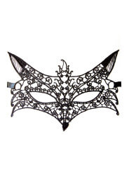 Masque souple dentelle noire - 100825