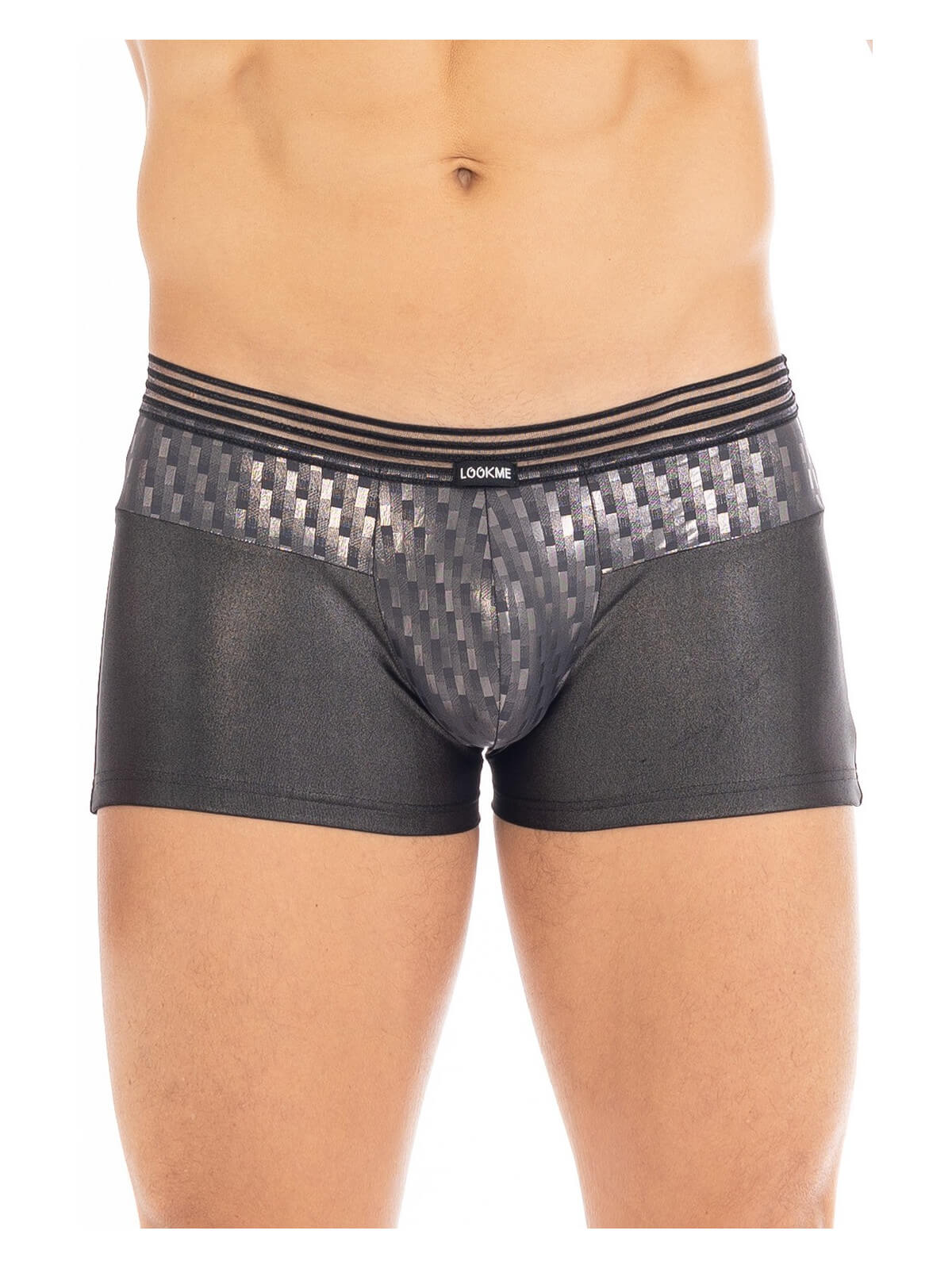 Boxer argenté Bright - LM2301-67SIL