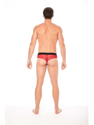 String rouge en dentelle délicate - LM2006-57RED