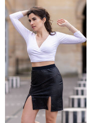 Jupe longue noire Omella - LSL3-LBLK