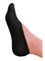 Bas chaussettes couvre pieds noir - MH009BLK