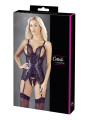 Bustier noir avec jarretelles amovibles - OR2632632BLK