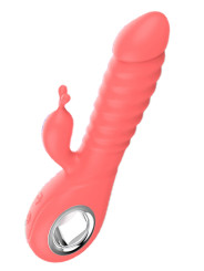 Vibromasseur rabbit rotatif 7 vibrations USB - TOZ-025B