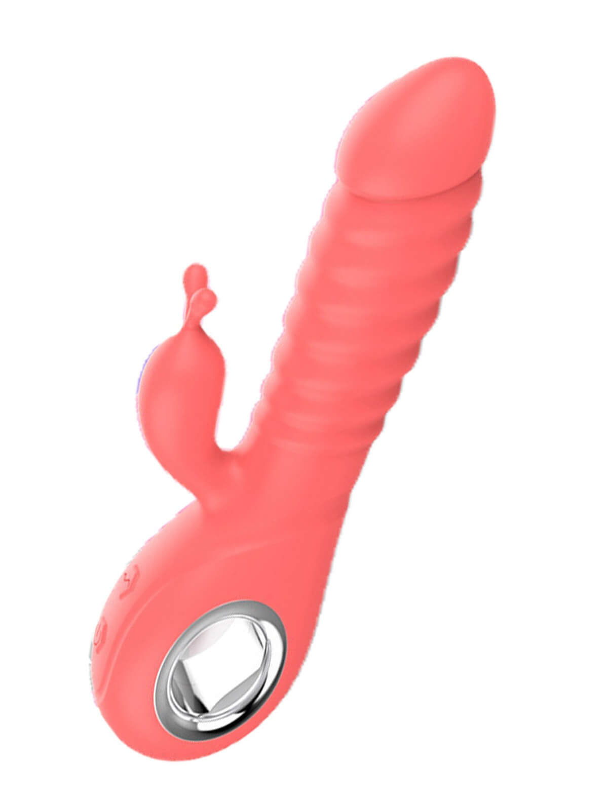 Vibromasseur rabbit rotatif 7 vibrations USB - TOZ-025B