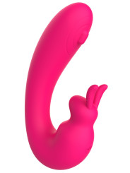 Vibromasseur 2 en 1 G-spot et C-spot USB Kala rose - WS-NV084