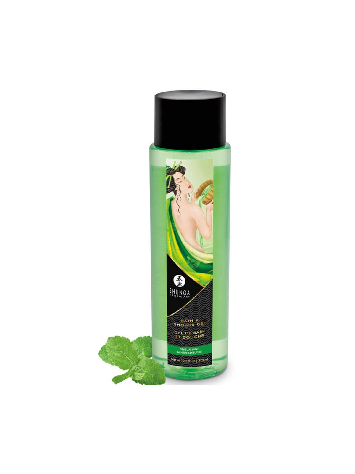 Gel de bain et douche menthe sensuelle Shunga 370  ml - CC5269