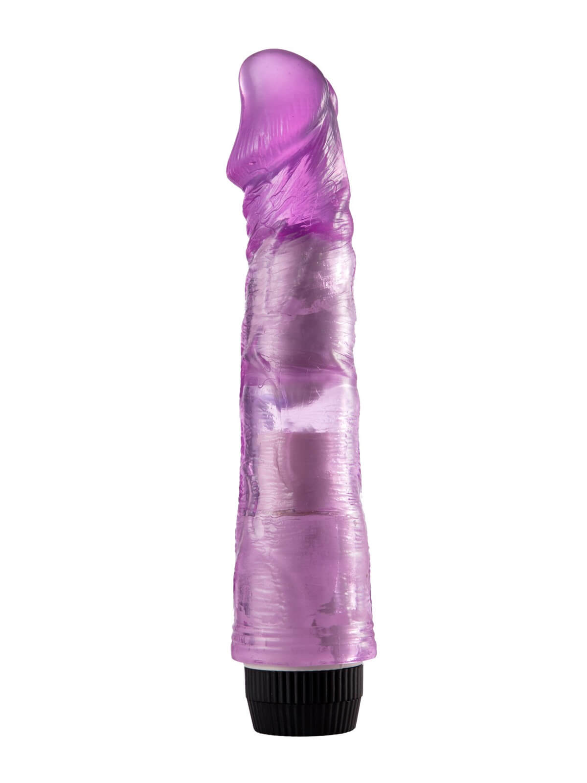 Vibromasseur 20 cm Jelly violet avec Picots - YOJ-027PU