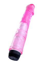 Vibromasseur 20 cm Jelly rose - YOJ-027PK