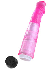 Vibromasseur 20 cm Jelly rose - YOJ-027PK