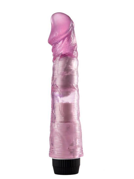 Vibromasseur 20 cm Jelly rose - YOJ-027PK