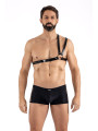 Harnais homme simili cuir double lanières sur épaule - LM302400308