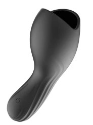 Masturbateur noir USB, 10 modes de vibration - MOC-020