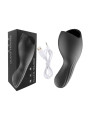 Masturbateur noir USB, 10 modes de vibration - MOC-020