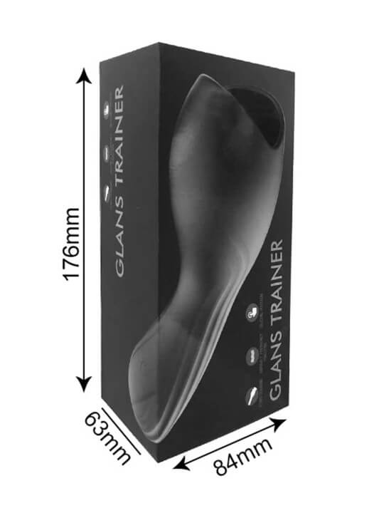 Masturbateur noir USB, 10 modes de vibration - MOC-020