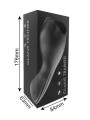 Masturbateur noir USB, 10 modes de vibration - MOC-020