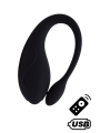 TANDEM Noir, stimulateur pour couple USB avec télécommande en silicone médical  - BQ125BLK