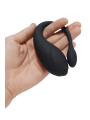 TANDEM Noir, stimulateur pour couple USB avec télécommande en silicone médical  - BQ125BLK