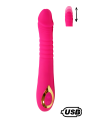 TWIST Rose, Vibromasseur va-et-vient USB en silicone médical, doté de 18 modes de stimulation - BQ586PNK