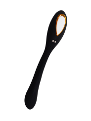 OSMOSE, stimulateur pour couple USB, à double tête, avec télécommande, en silicone médical - BQ602BLK