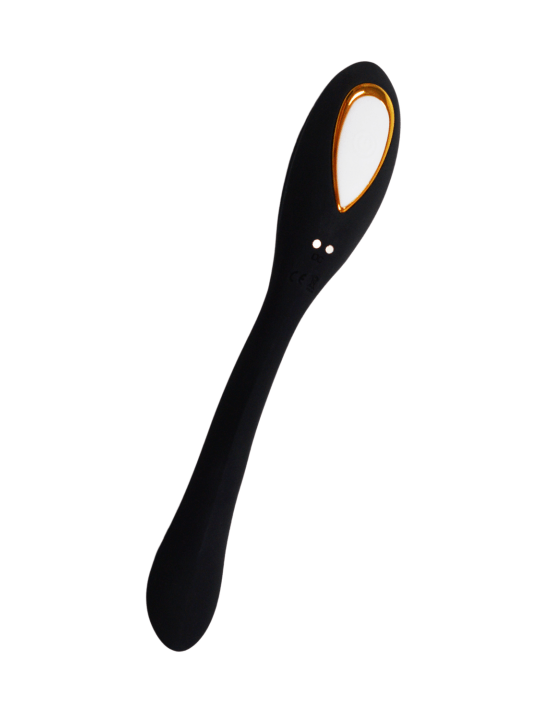 OSMOSE, stimulateur pour couple USB, à double tête, avec télécommande, en silicone médical - BQ602BLK