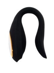 OSMOSE, stimulateur pour couple USB, à double tête, avec télécommande, en silicone médical - BQ602BLK