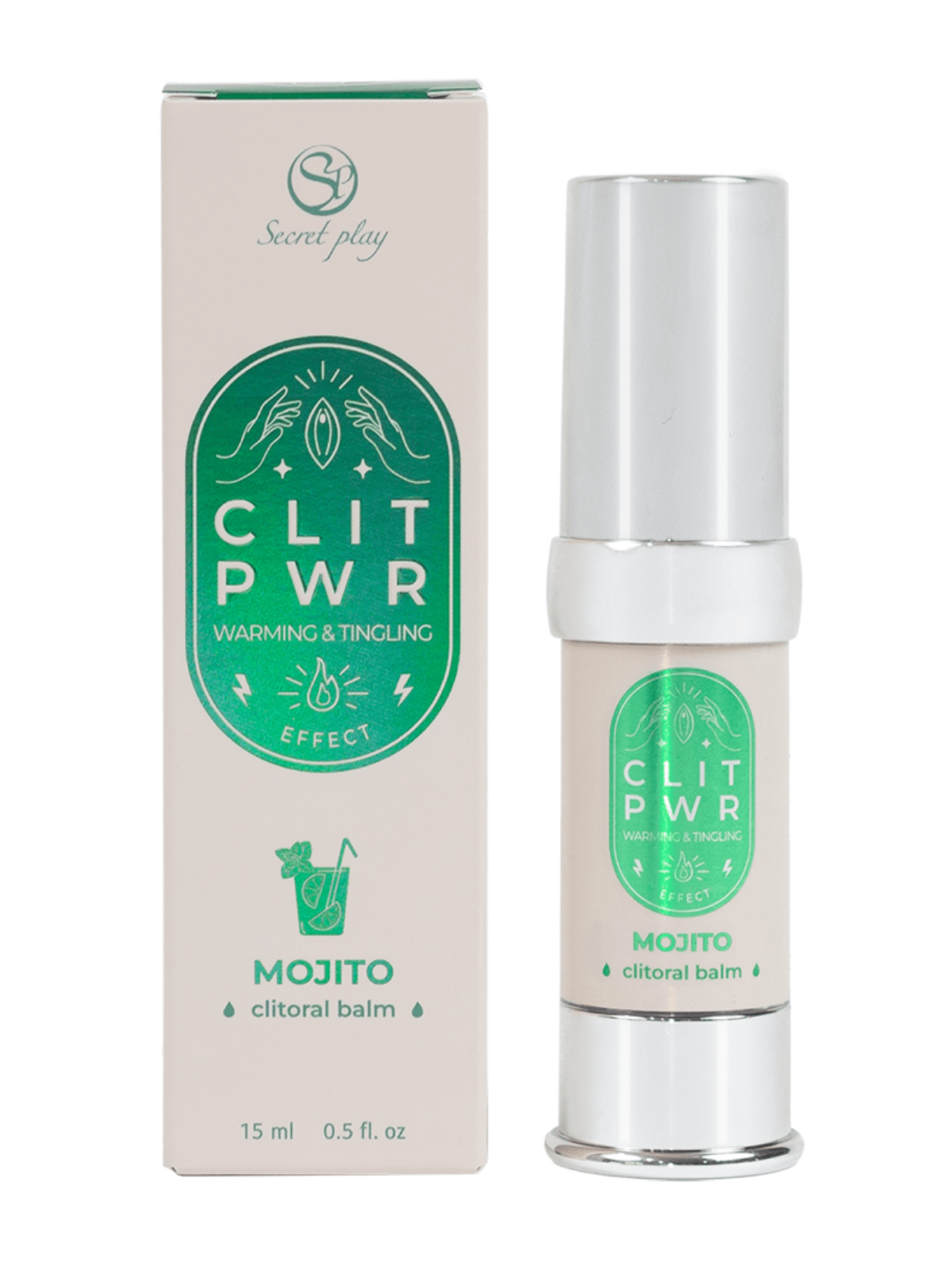 Baume stimulant chauffant pour clitoris Mojito 15ml - SP3716