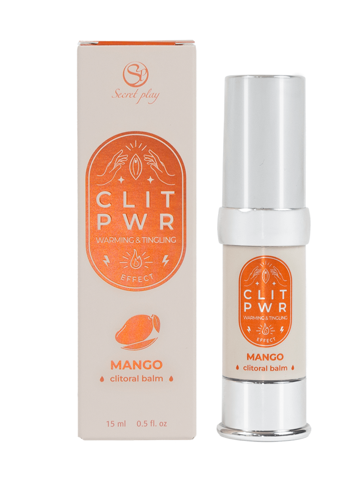 Baume stimulant chauffant pour clitoris Mangue 15ml - SP3717