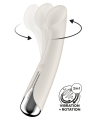 Vibromasseur point G tête rotative blanc USB Spinning g-spot 1 Satisfyer - CC597857