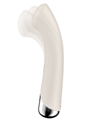 Vibromasseur point G tête rotative blanc USB Spinning g-spot 1 Satisfyer - CC597857