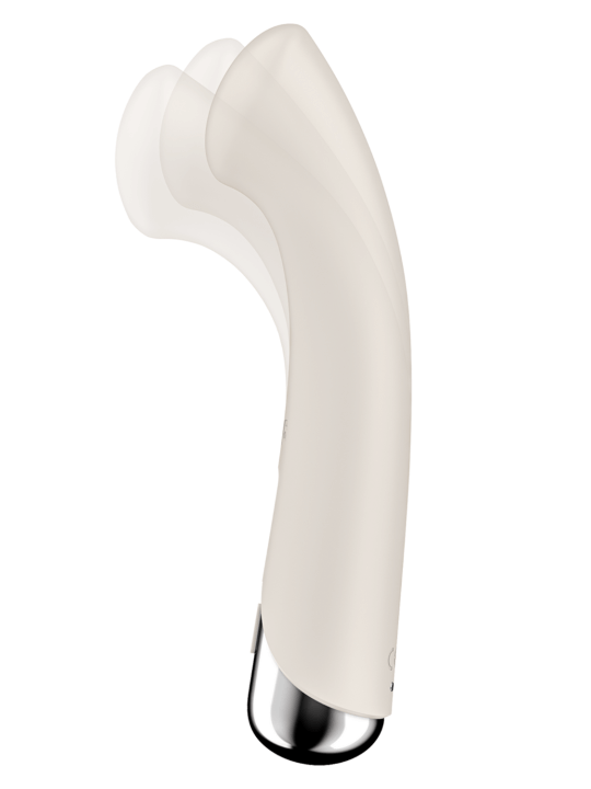 Vibromasseur point G tête rotative blanc USB Spinning g-spot 1 Satisfyer - CC597857