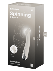 Vibromasseur point G tête rotative blanc USB Spinning g-spot 1 Satisfyer - CC597857